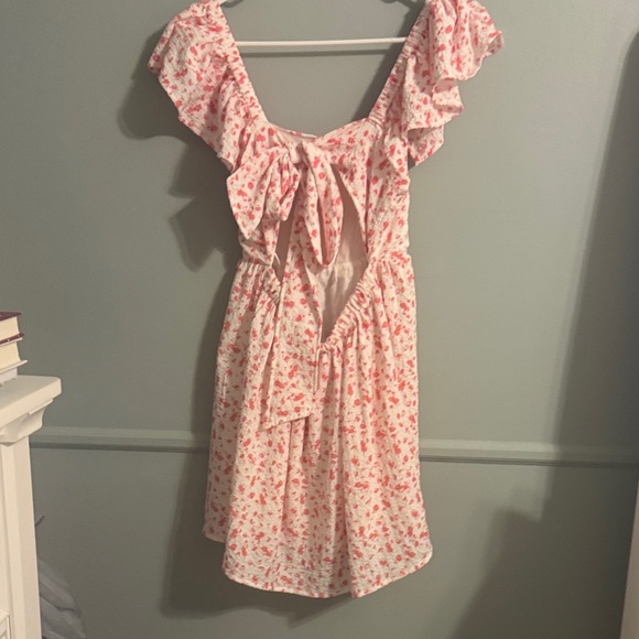 Floral Ruffle Mini Dress - Picture 2 of 4